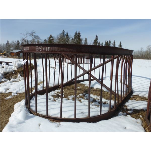 8 1/2' x 14' Bale feeder