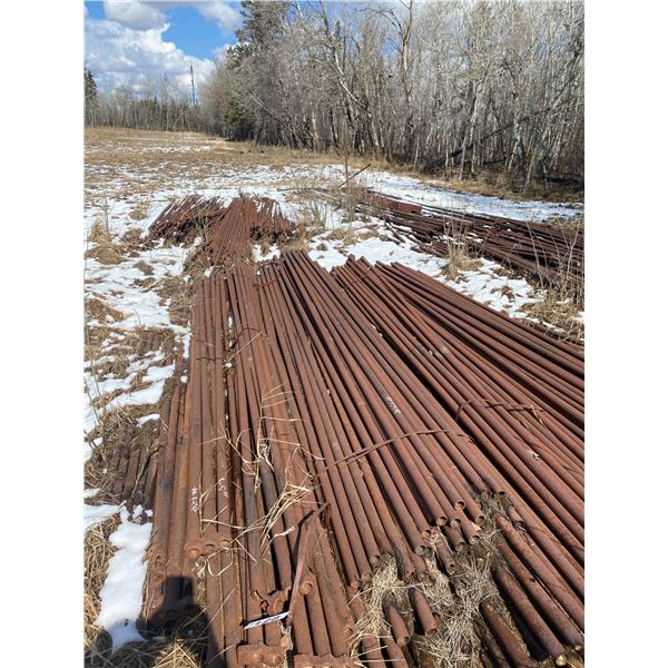 Large qty of light pipe, 1 1/2" and 3" (Buyer responsible to load)