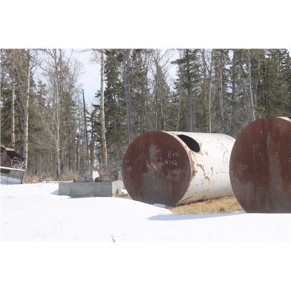 8' x 16' tank (Buyer responsible to load out by April 29th. If you CAN'T load out by April 29th the