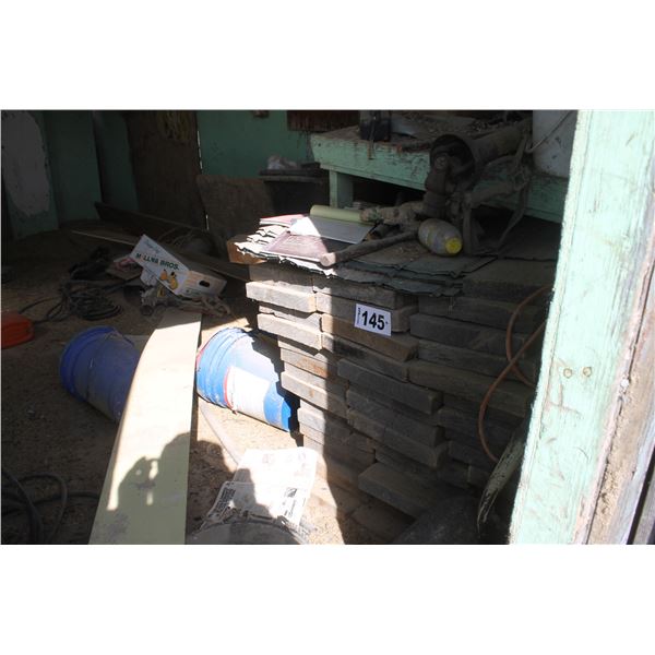 Cords, 2x8's, doors and misc. located in skid shack (Buyer responsible to load out by April 29th. If