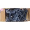 Image 4 : QTY 300 +/- FELT COAT HANGERS