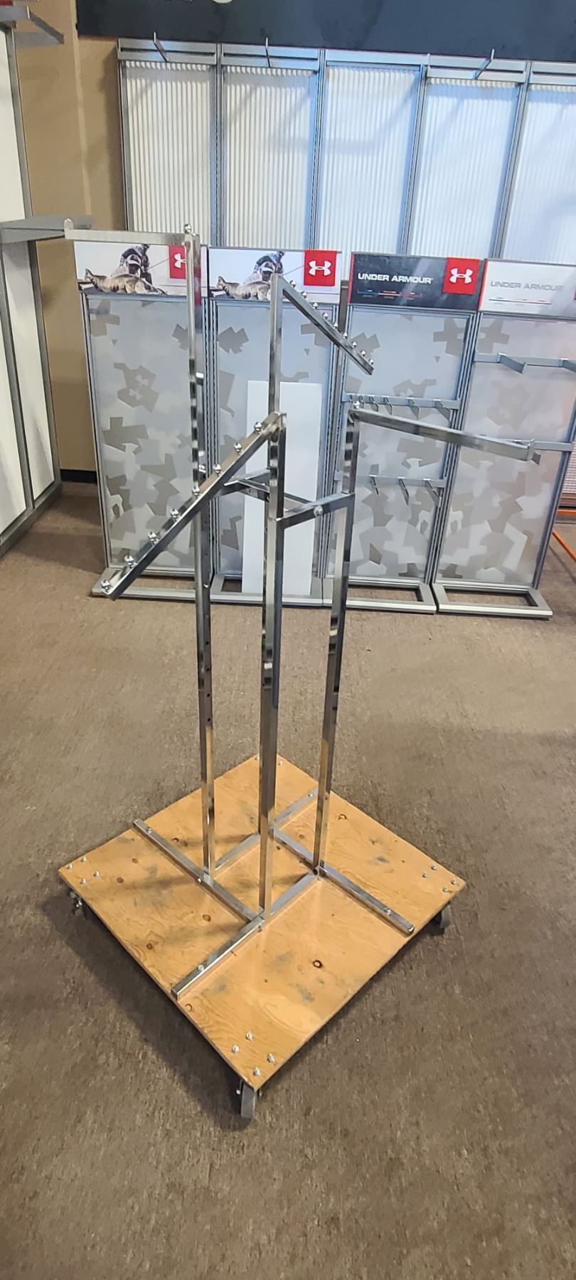 WATERFALL CLOTHING DISPLAY RACK PLEASE SEE IMAGES