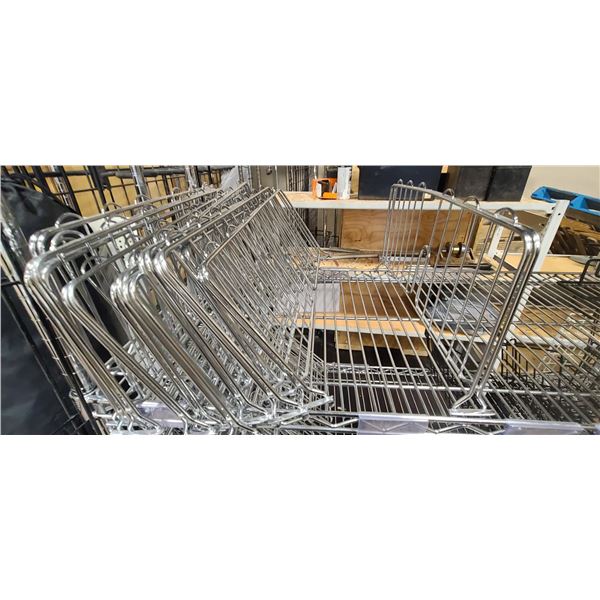 QTY 14 ROLLING RACK DIVIDERS