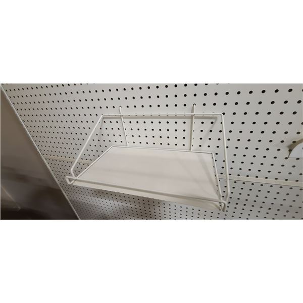 EIGHT PEG BOARD SHELVES 12  X 10 