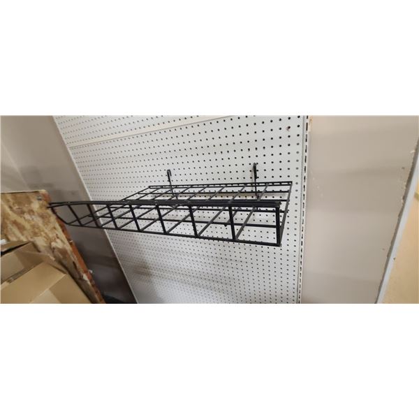 SIX PEG BOARD  OR HANGING SHELVING 24  X 16 