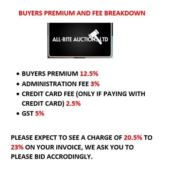 BUYERS PREMIUM AND FEE BREAKDOWN