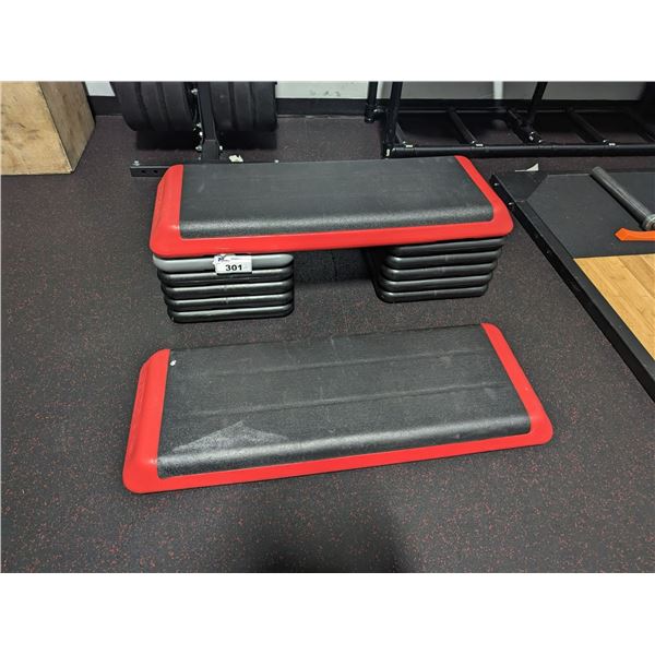 2 STEPS AND 10 RISERS