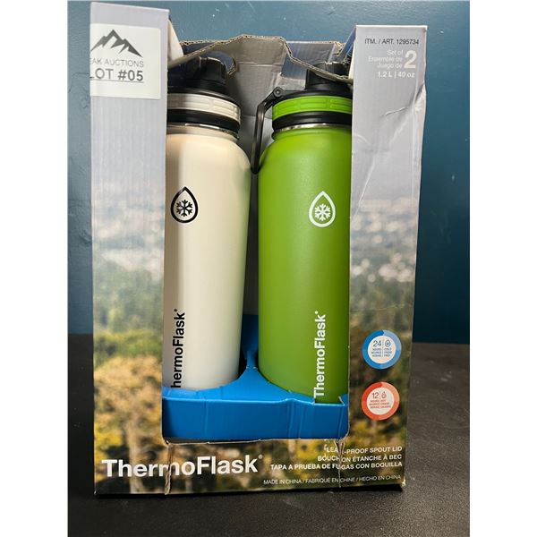 Lot of ThermoFlask Bottles - Set of 2