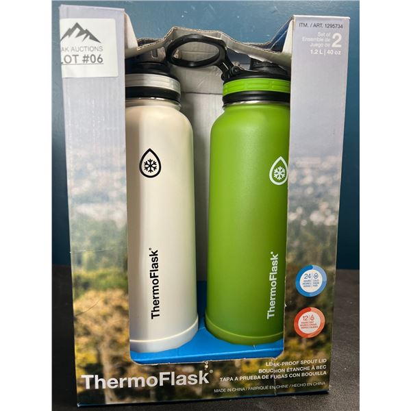 Lot of ThermoFlask Bottles - Set of 2