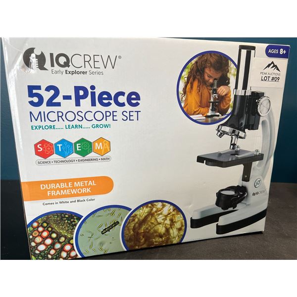 Lot of 1 IQCrew 52-Piece Microscope Set