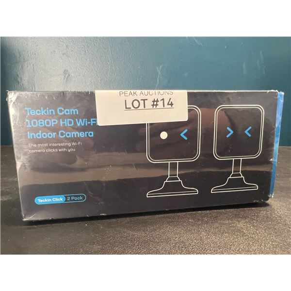 Lot of Teckin 1080P HD Wifi Indoor Security Cameras (2pack)