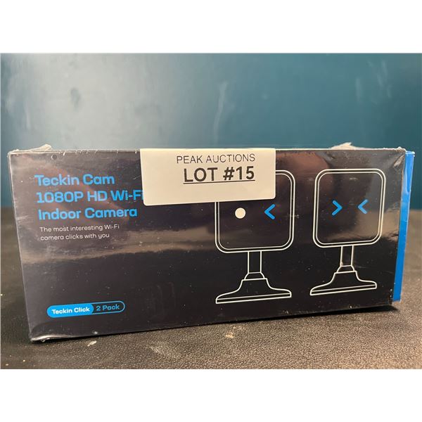 Lot of Teckin 1080P HD Wifi Indoor Security Cameras (2pack)