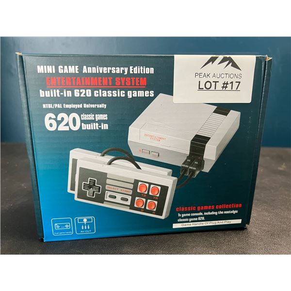 Lot of 1 Mini Game Anniversary Edition Console (620 Classic/Retro Built
