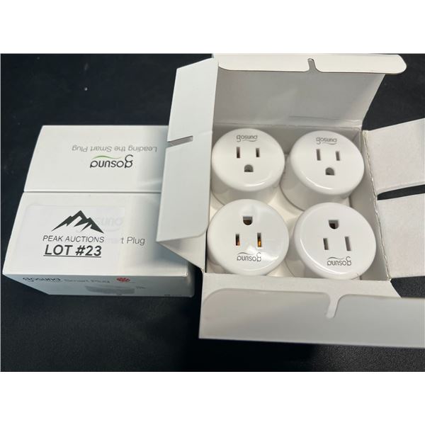 Lot of 2 Multi-Packs of Smart WiFi Plugs - 4PCS per box