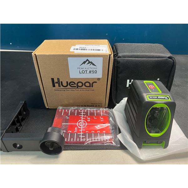 Lot of 1 Huepar Box-1R Self-Leveling Cross-Line Laser Level Tool