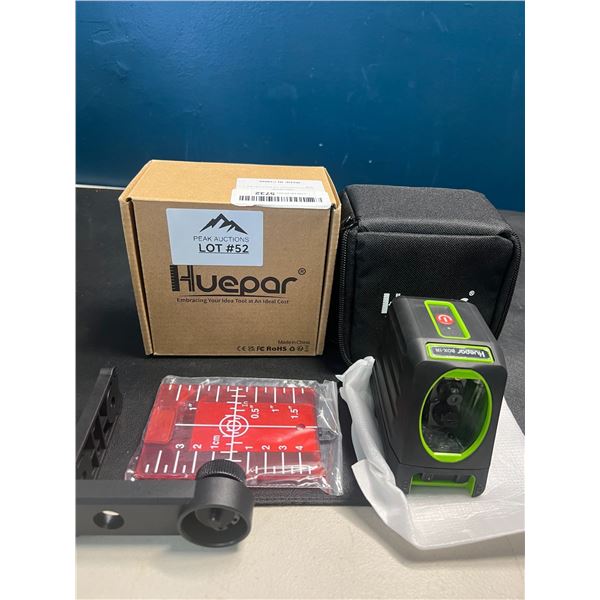 Lot of 1 Huepar Box-1R Self-Leveling Cross-Line Laser Level Tool