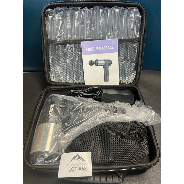 Lot of 1 Handheld Deep Tissue Portable/Rechargeable Massage Gun