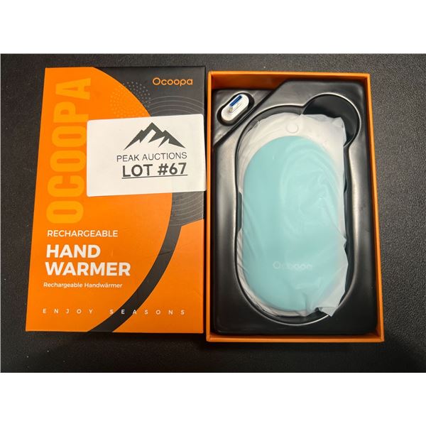 Lot of 1 Ocoopa Rechargeable Pocket Hand Warmer/Portable Powerbank