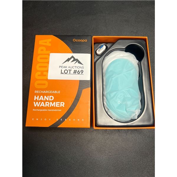 Lot of 1 Ocoopa Rechargeable Pocket Hand Warmer/Portable Powerbank