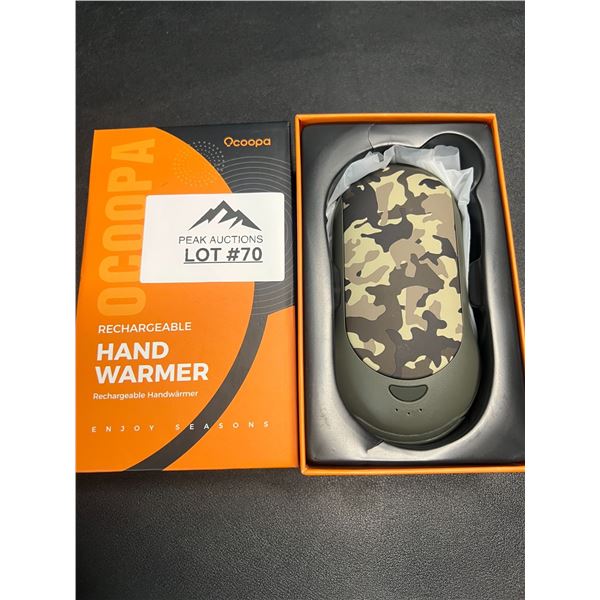 Lot of 1 Ocoopa Rechargeable Pocket Hand Warmer/Portable Powerbank