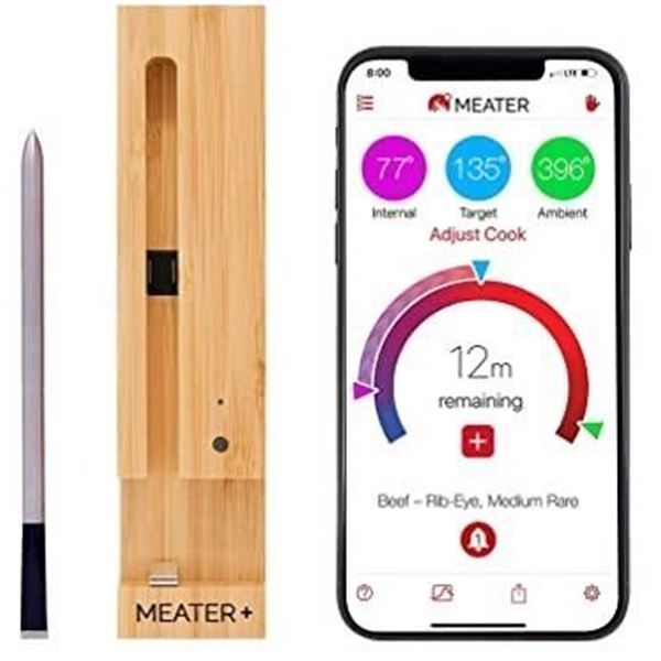 Lot of 1 Meater+ Long Range 165FT Fully Wireless Smart Bluetooth Meat Thermometer