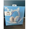 Image 1 : Lot of 1 K9 Professional Gaming Headset - Kitty Ear Gaming Headset - Blue
