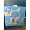 Image 1 : Lot of 1 K9 Professional Gaming Headset - Kitty Ear Gaming Headset - Blue