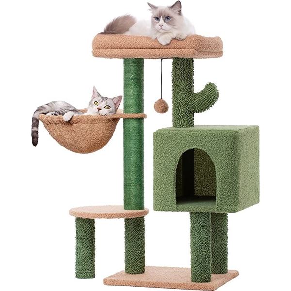 Lot of 1 MeowSir Cat Tree/Scratching Post for Indoor Cats