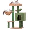 Image 1 : Lot of 1 MeowSir Cat Tree/Scratching Post for Indoor Cats