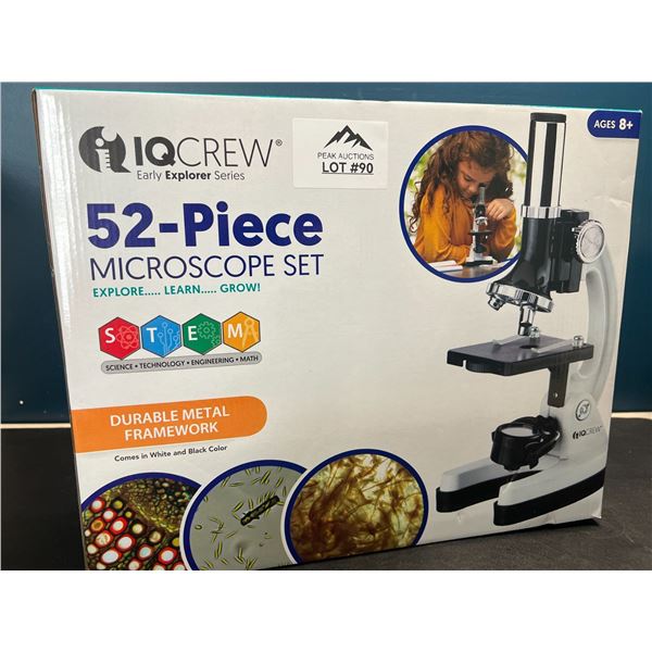 Lot of 1 IQCrew 52-Piece Microscope Set