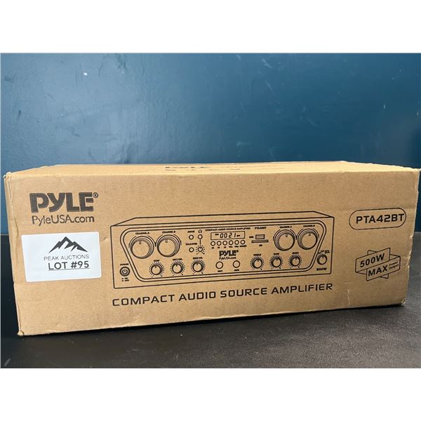 Lot of 1 PYLE PTA42BT Wireless Bluetooth Amplifier Stereo System