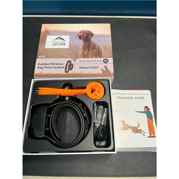 Lot of 1 Outdoor Wireless GPS Dog Fence/Training System - Covers up to 3000FT / 999 Yards