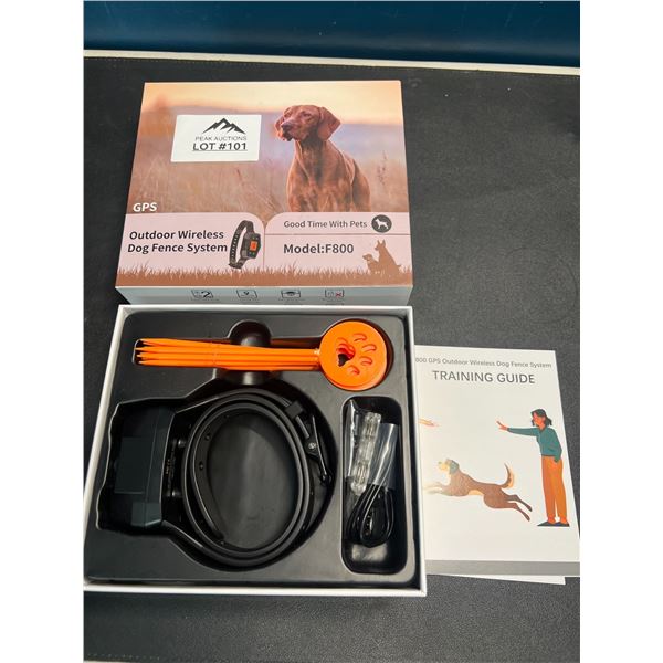 Lot of 1 Outdoor Wireless GPS Dog Fence/Training System - Covers up to 3000FT / 999 Yards