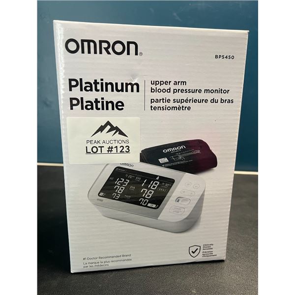 Lot of 1 OMRON Platinum Upper-Arm Blood Pressure Monitor