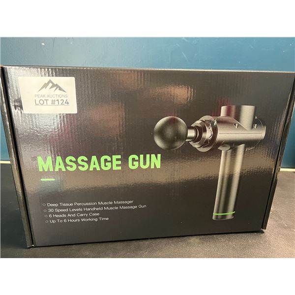 Lot of 1 Handheld Deep Tissue Portable/Rechargeable Massage Gun