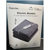 Image 1 : Lot of 1 Electric Heated Blanket - 72 x 84 inch - Grey