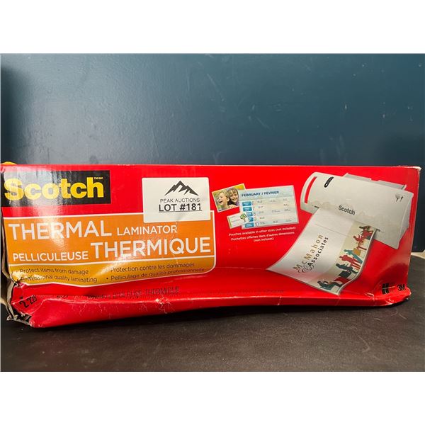 Lot of 1 Scotch Thermal Laminator