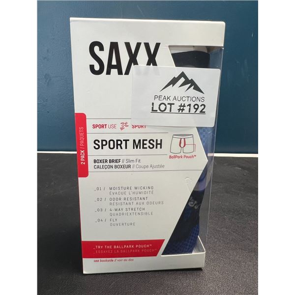 Lot of SAXX Sport Mesh Boxer Briefs for Men - 2 pack (Size XL)