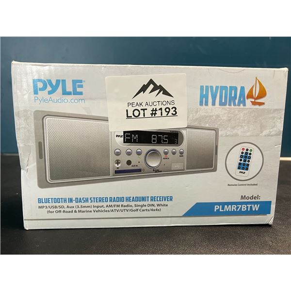 Lot of 1 PYLE Hydra Bluetooth In-Dash Stereo Radio Headunit Receiver
