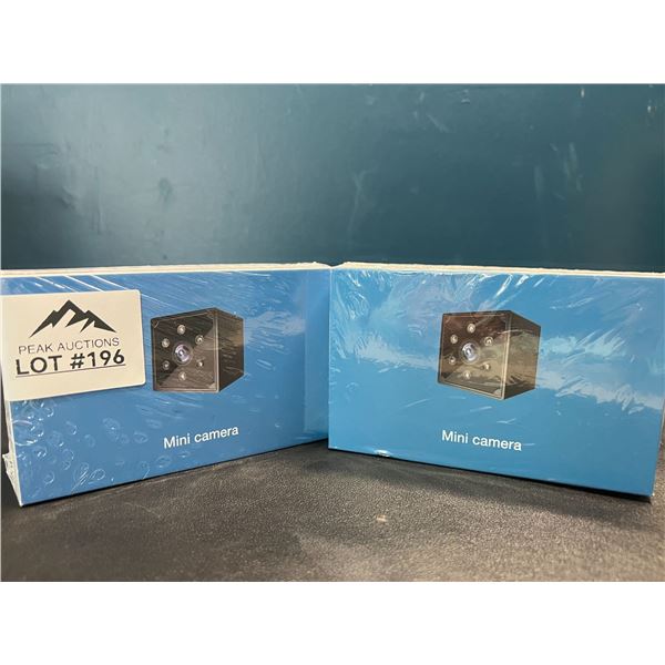 Lot of 2 HD Spy/Mini WiFi Home Security Cameras