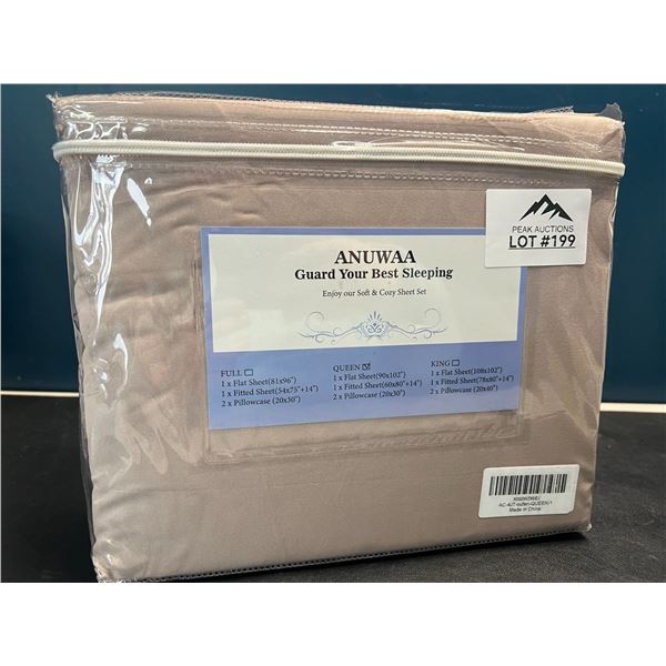 Lot of 1 Queen Sheet Set - 4 Piece