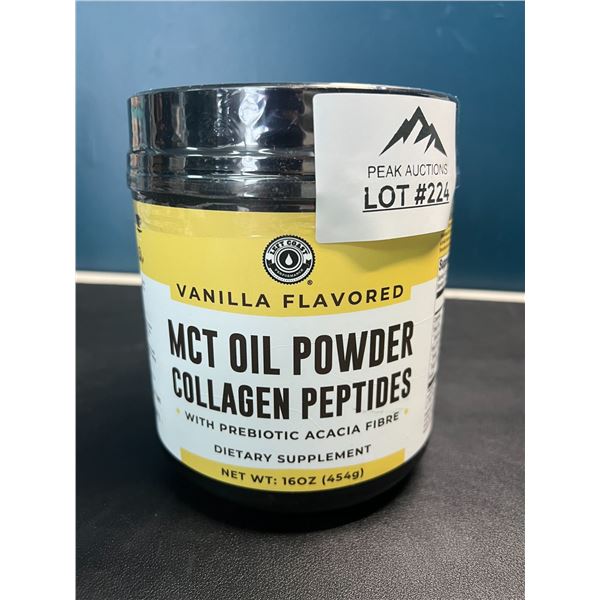 Lot of 1 MCT Oil Powder- Vanilla Flavored Dietary Supplement