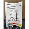 Image 3 : Lot of 2 Ubeesize LED Video Lighting Kits w/ Adjustable Tripod Stand (2 per box)