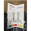 Image 3 : Lot of 2 Ubeesize LED Video Lighting Kits w/ Adjustable Tripod Stand (2 per box)