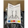 Image 3 : Lot of 2 Ubeesize LED Video Lighting Kits w/ Adjustable Tripod Stand & Bluetooth Remotes (2 per box)
