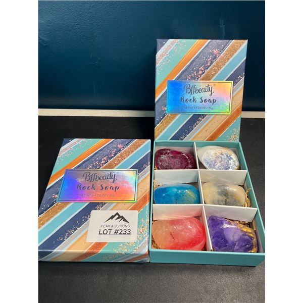 Lot of 2 BffBeauty Rock Soap Kits - 6pcs per box