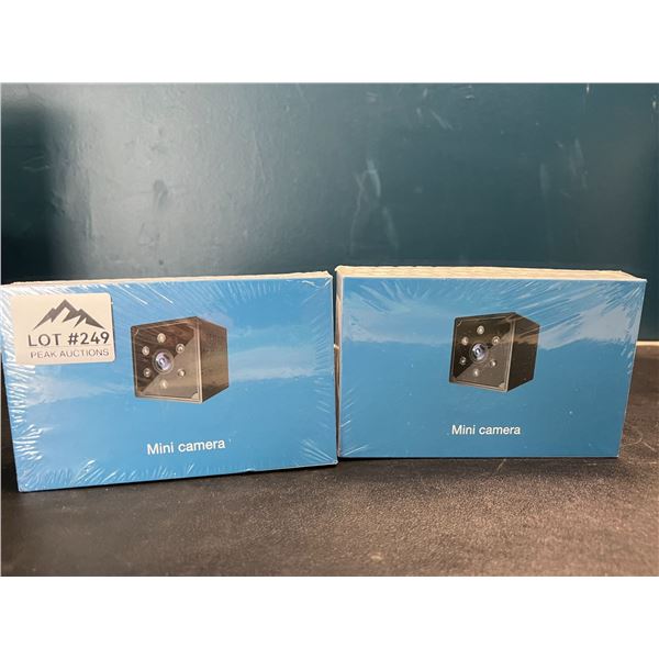Lot of 2 HD Spy/Mini WiFi Home Security Cameras