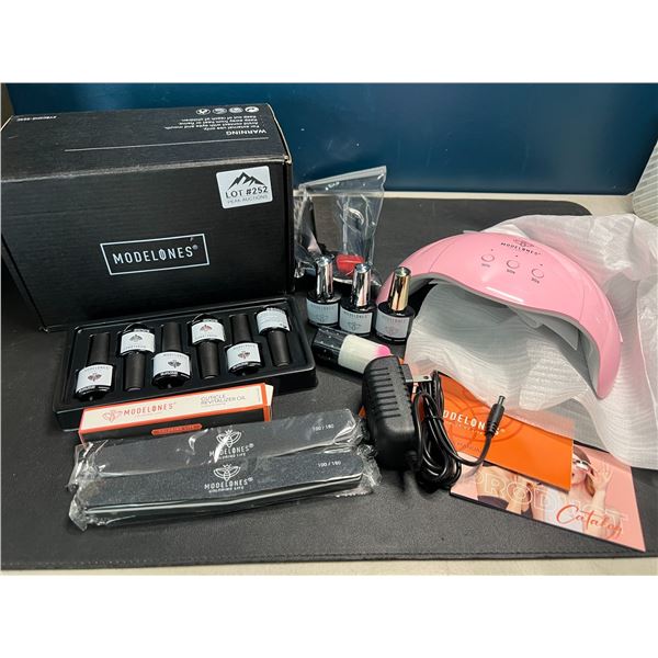 Lot of 1 Modelones Gel Nail Polish Kit w/ UV Lamp