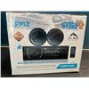 Image 1 : Lot of 1 PYLE Hydra Marine Stereo Receiver & Speaker Kit w/ Wireless BT Streaming