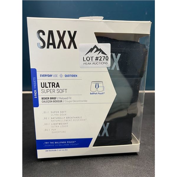 Lot of SAXX Ultra Super Soft Boxer Briefs - 3 pack - Size Large